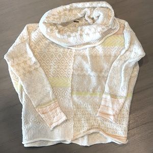 Free People Multi-colored Turtle Neck Sweater XS